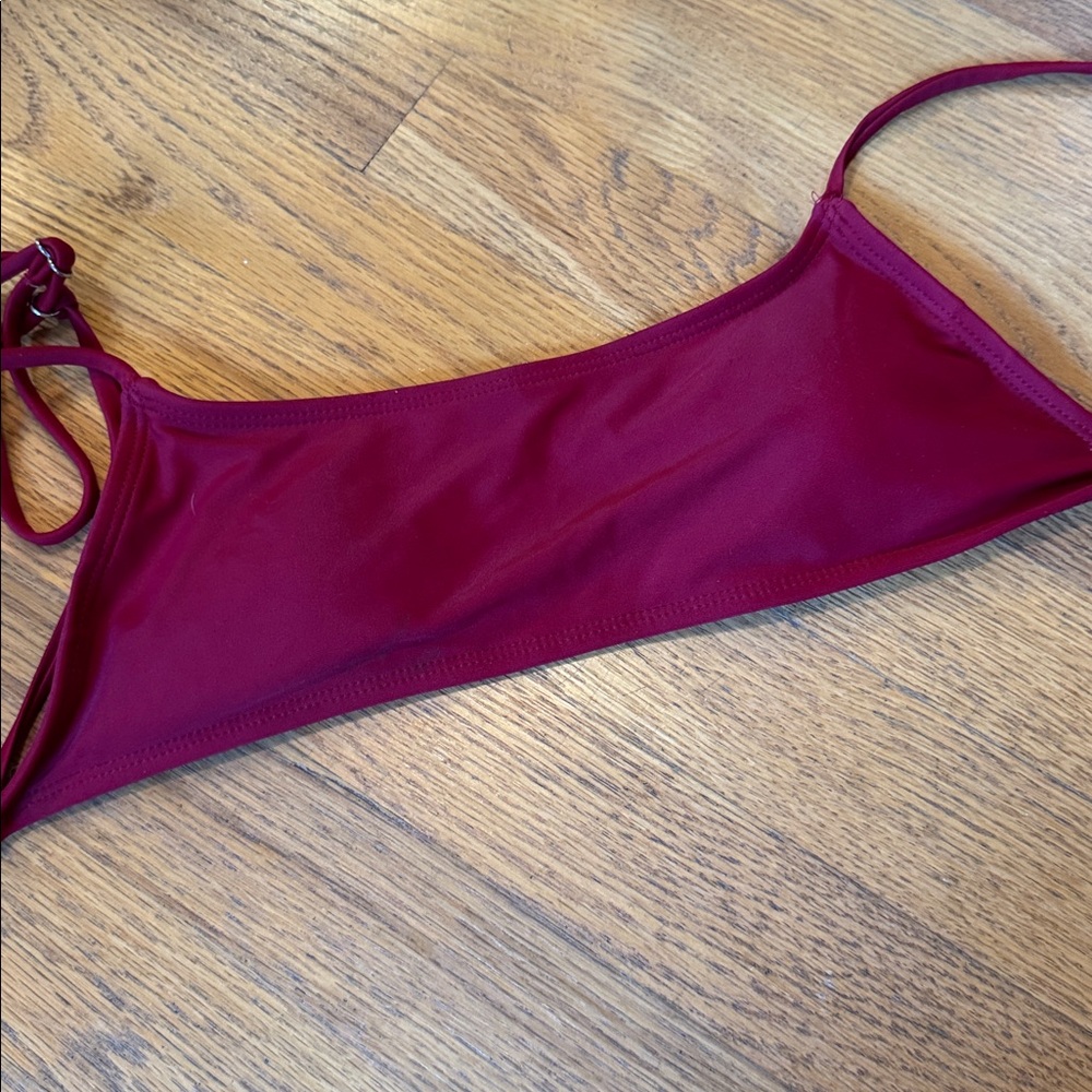 Aerie Red Bikini Top, size small.